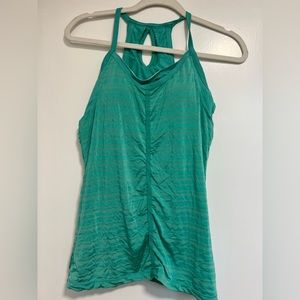 Athleta size small ruched tank with built in bra